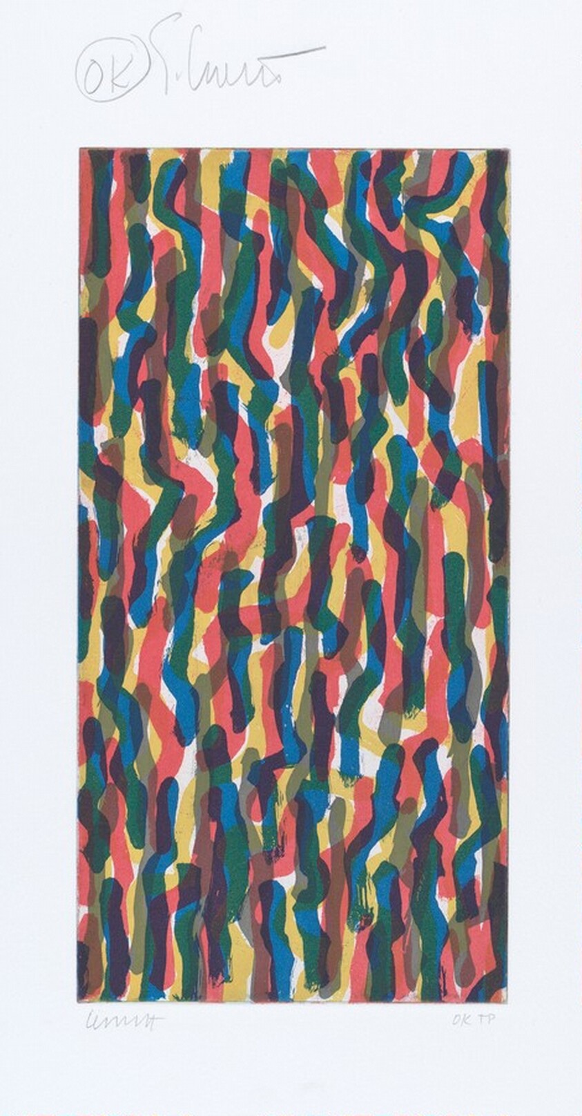 Short, Vertical Brushstrokes