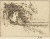 Old Machar Towers, No.1, James McBey, 1911