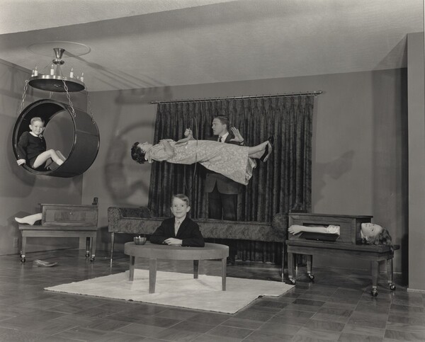 Baron La Velle (Lawrence Jones) in His Home Theater, Louisville, Kentucky
