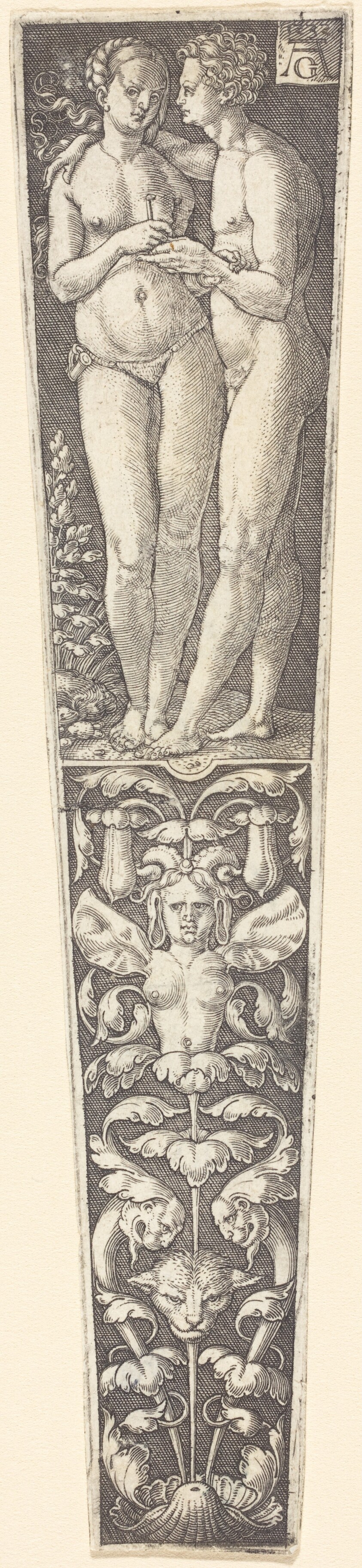 Ornament with Naked Couple