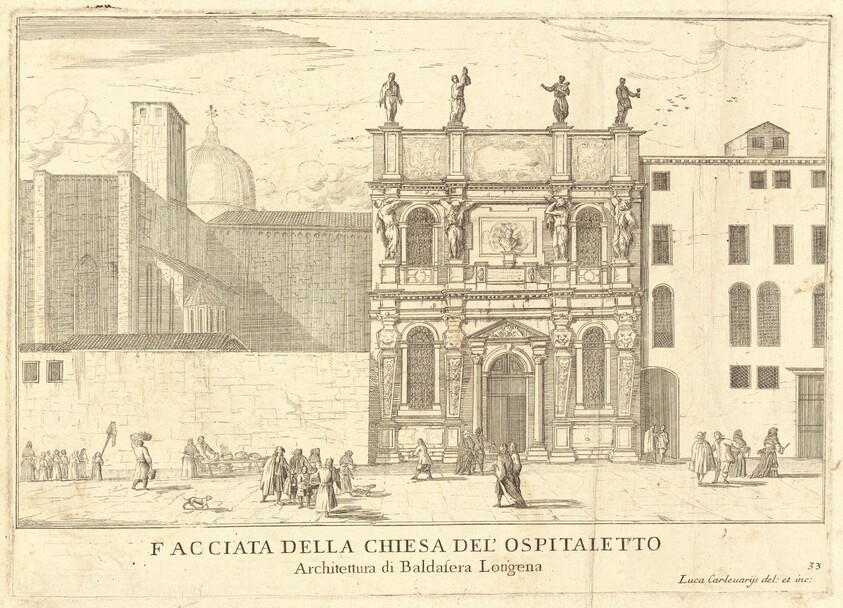 Facciata della Chiesa del'Ospitaletto (plate 33)