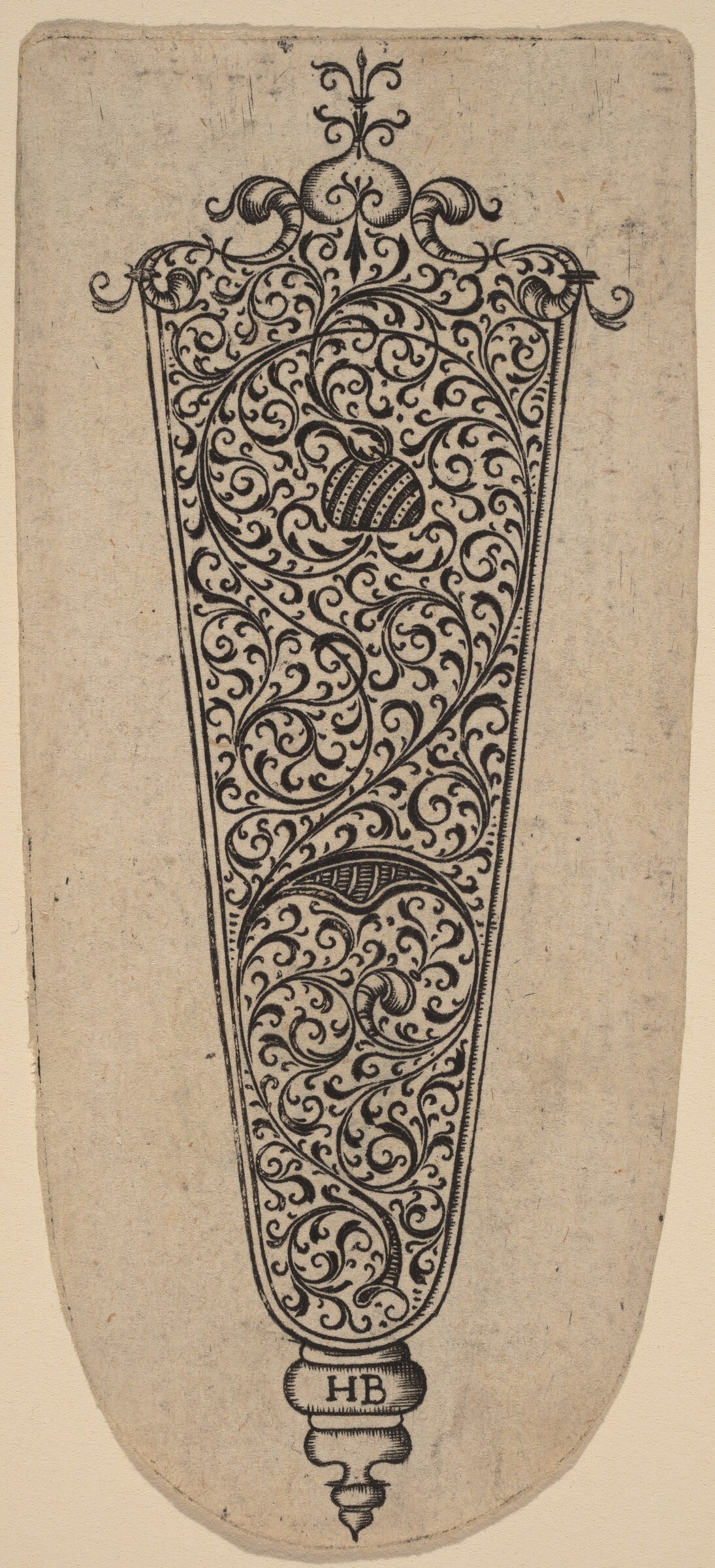 Ornament for Knife Handle, Theodor de Bry