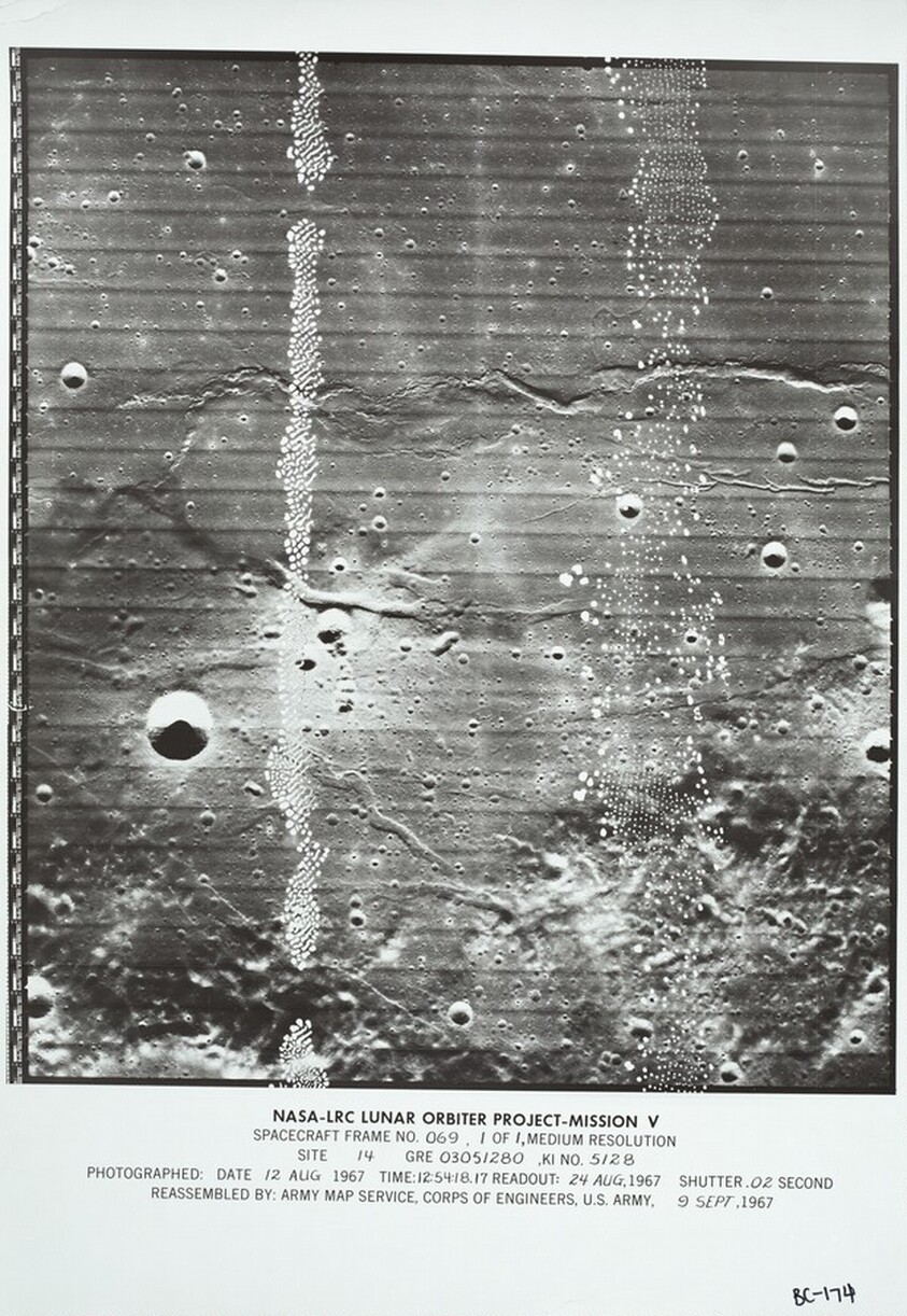 Lunar Orbiter, Medium Resolution, LOIV M-069 ACE