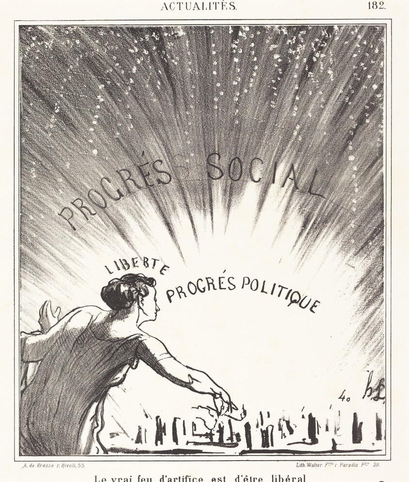 Le vrai feu d'artifice est d'être libéral