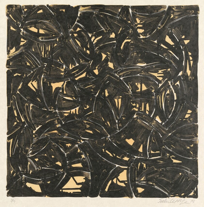 Untitled (Orange and Black)