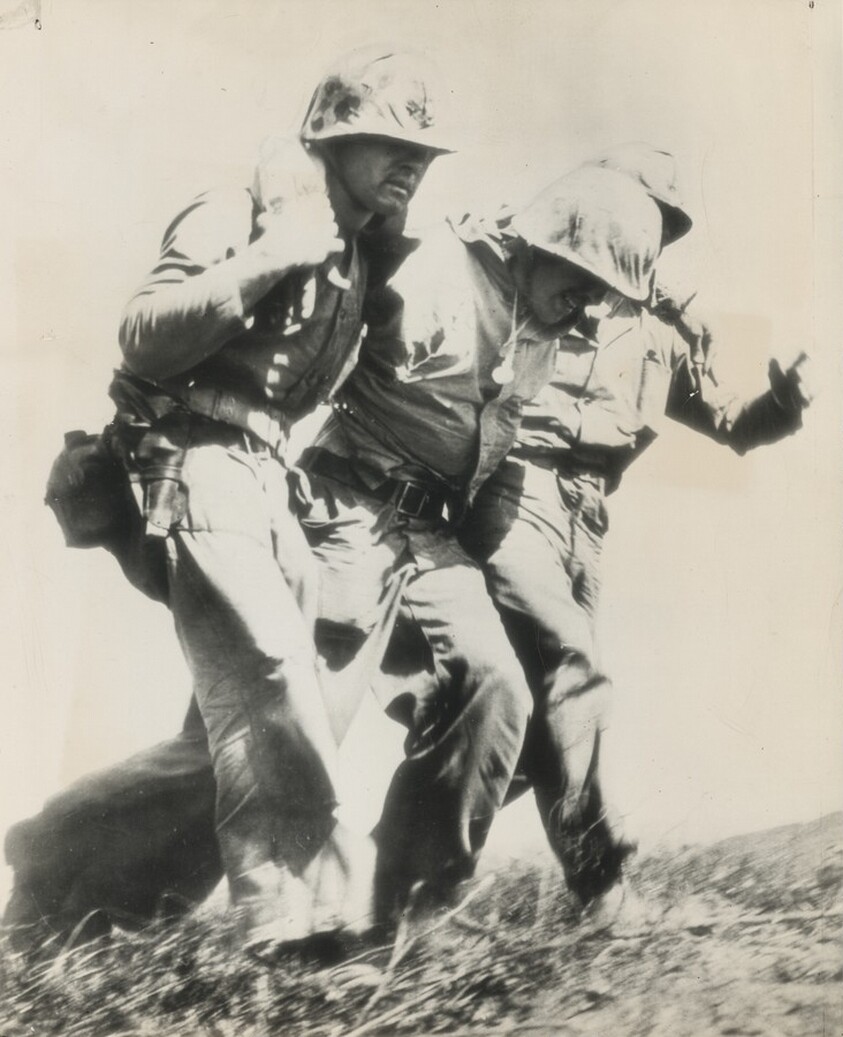 Title from caption on object: “Aiding a Comrade in Arms”