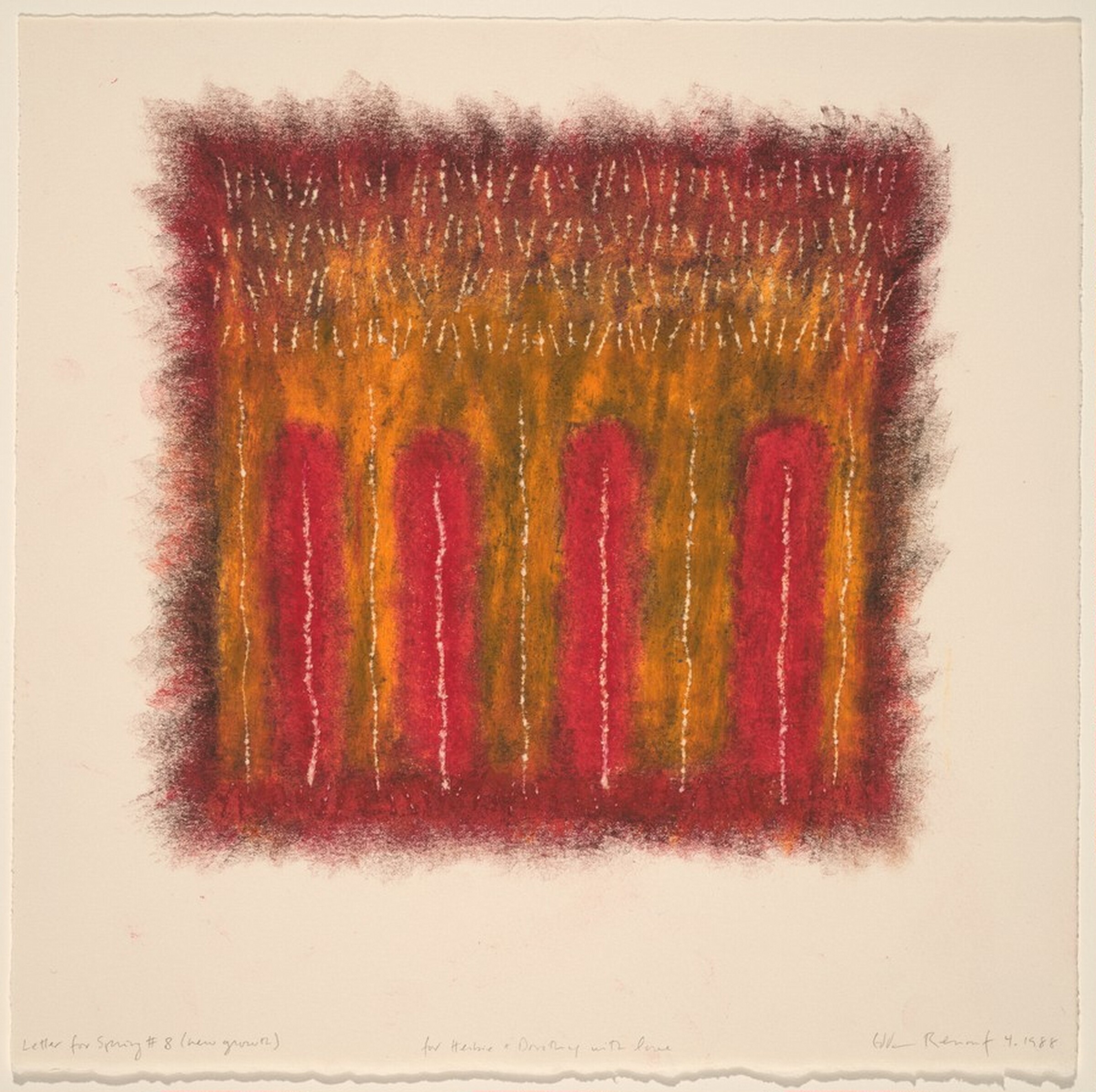 Letter for Spring #8 (new growth), Edda Renouf, 1988