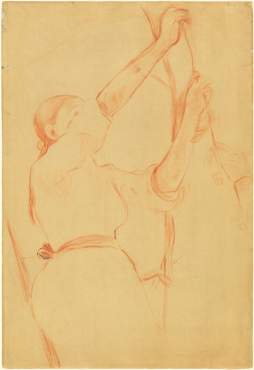 Girl Picking Cherries