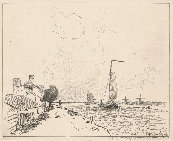 Two Boats at Sail (Les deux Barques à voile)