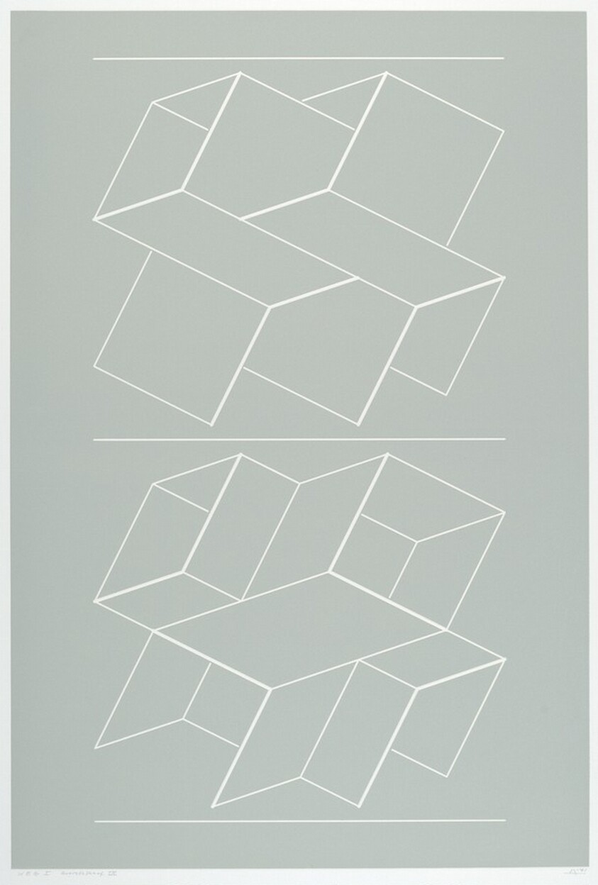 WEG I from White Embossings on Gray [artist's proof]