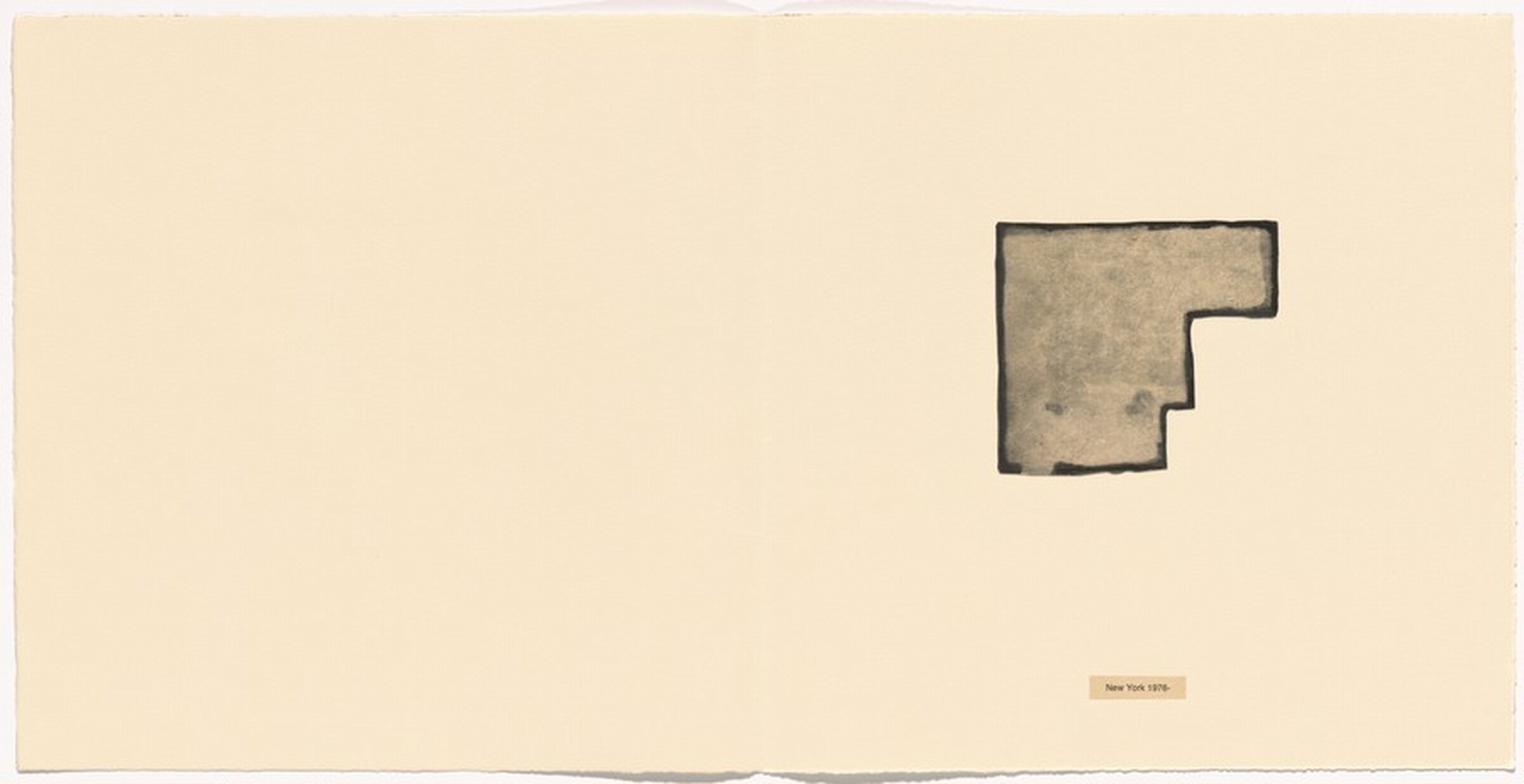 A space to hide forever: New York 1976-, Zarina, 1997