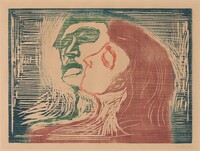 Head by Head (Hode ved hode), Edvard Munch, 1905