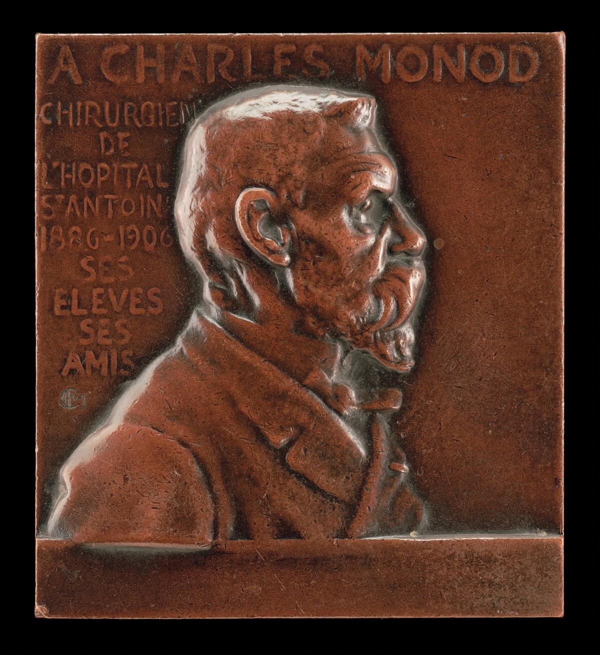 Alexandre-Charles Monod, 1843-1921, Surgeon at L'Hôpital de St-Antoine [obverse]