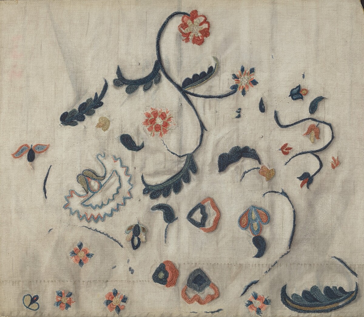 Embroidered Petticoat (Detail)