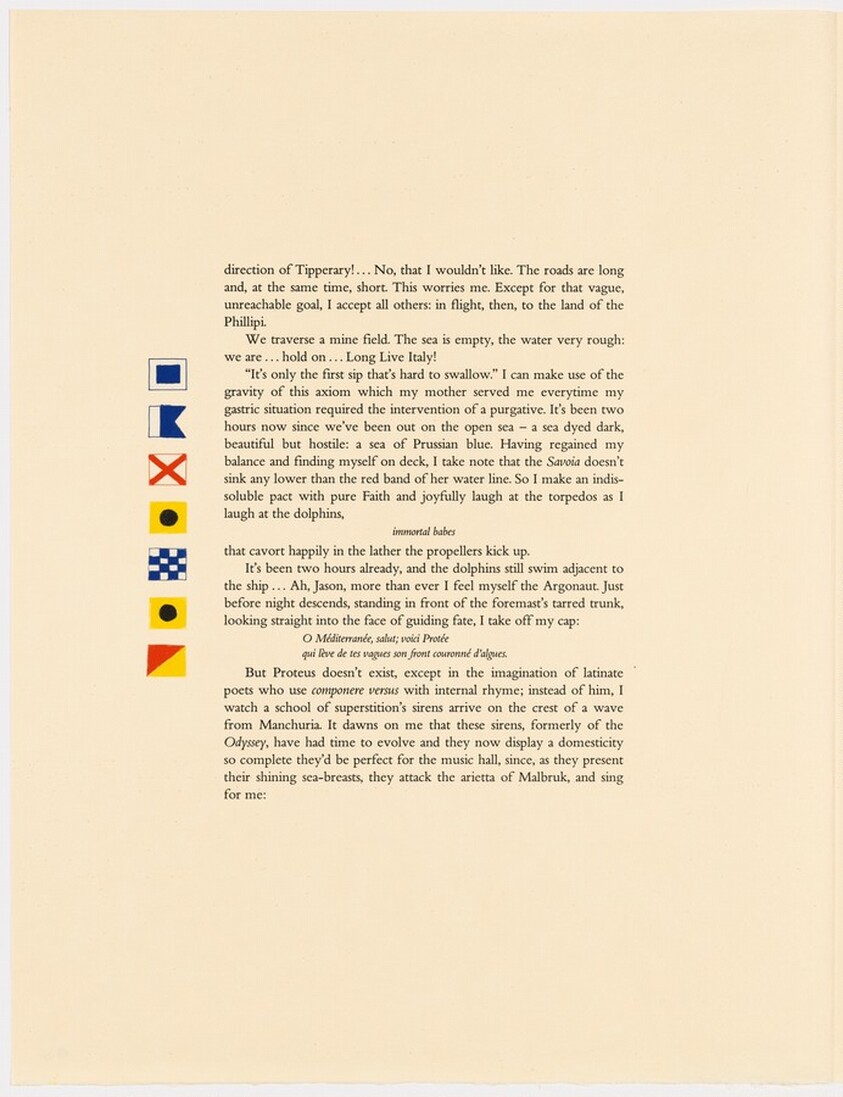 Plate (folio 34, side B, verso) from The Departure of the Argonaut