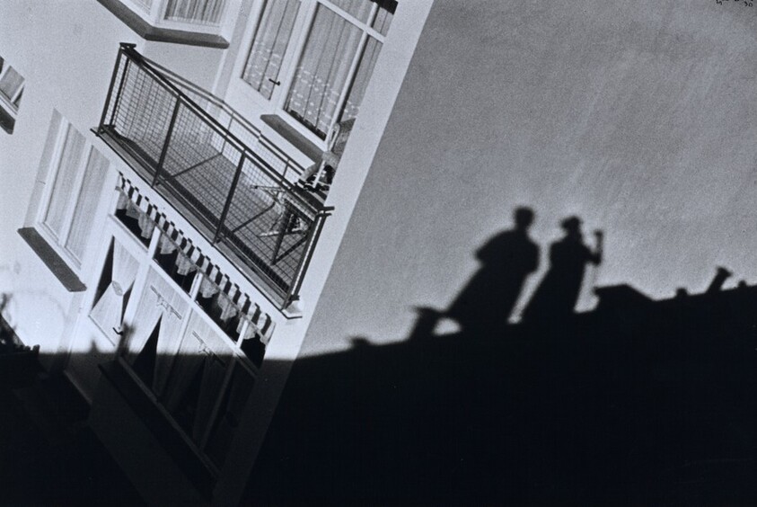 Hellerhof-Siedlung, Frankfurt--My Shadow and the Shadow of the Architect Mart Stam on the Roof