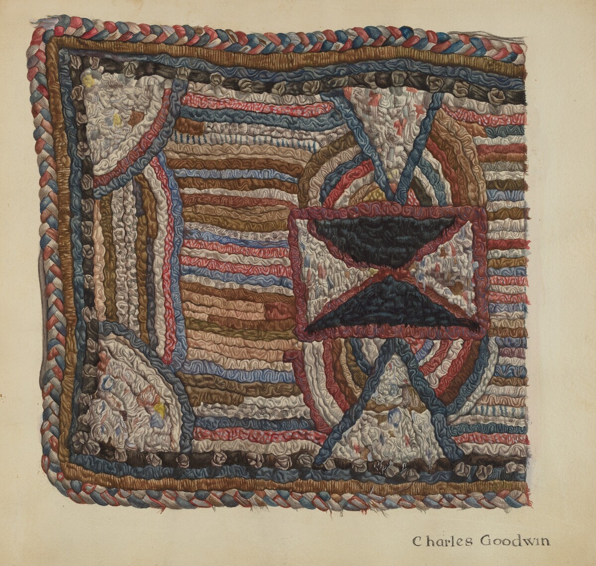 Shaker Shirred Rug