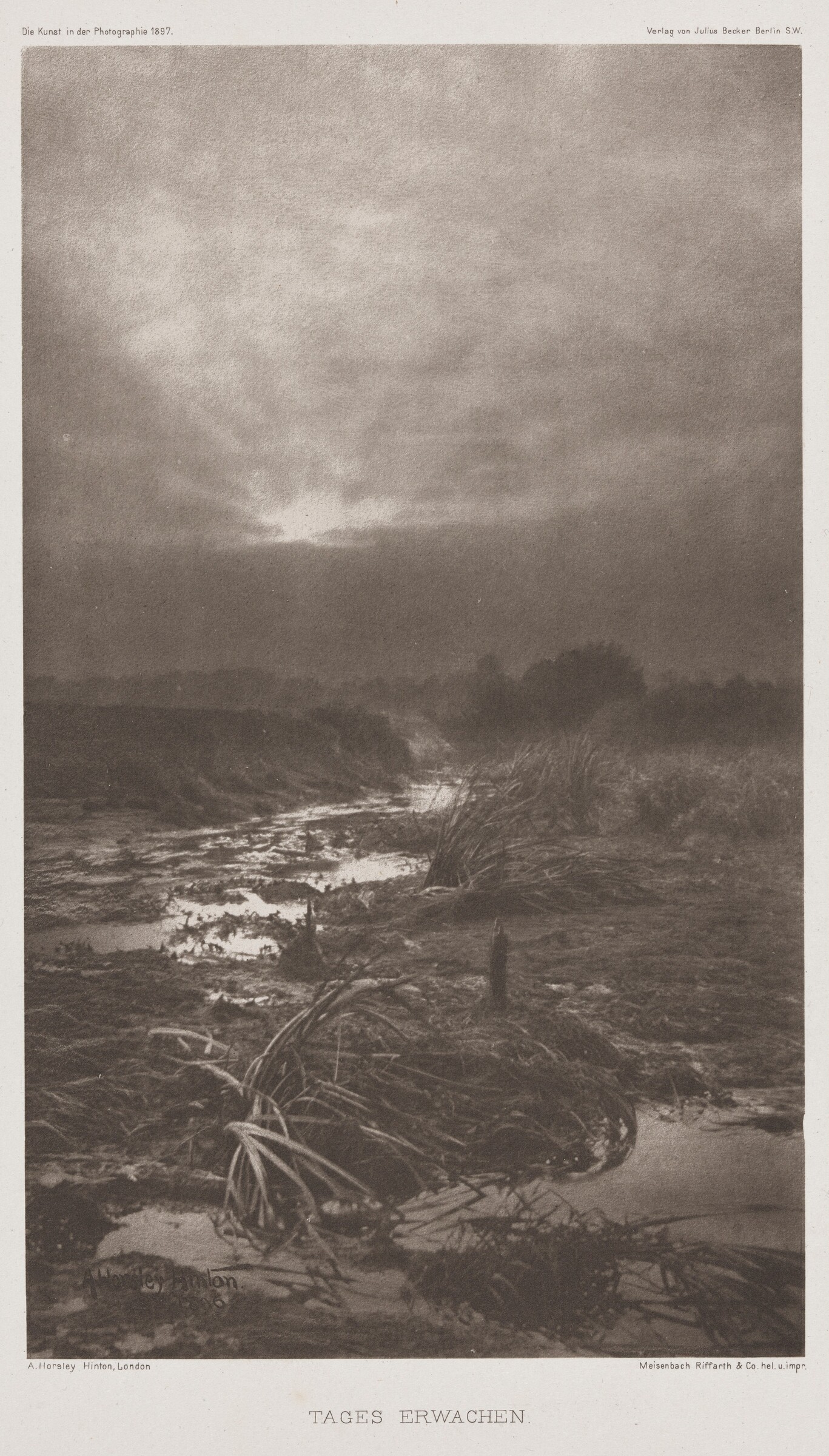 Tages Erwachen (The Awakening of the Day), Alfred Horsley Hinton, 1896/1897