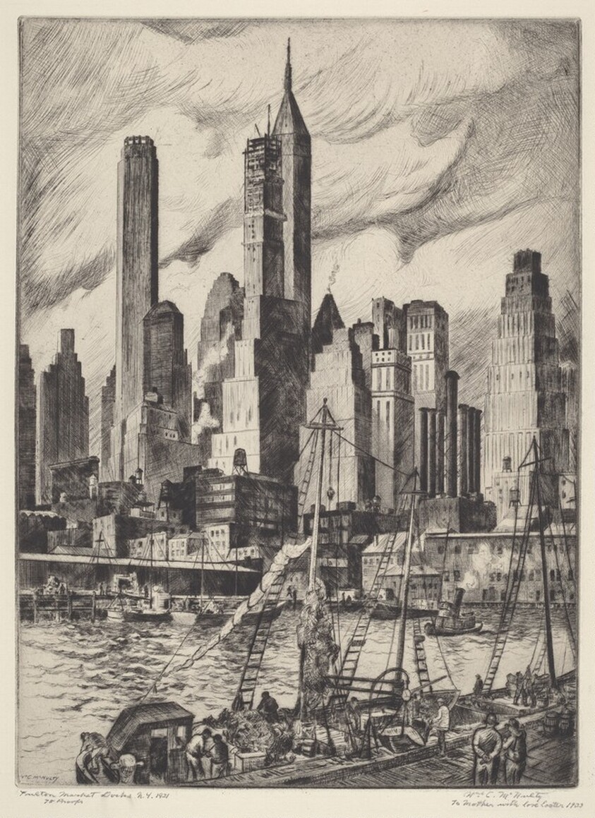 Fulton Market Docks, N.Y.