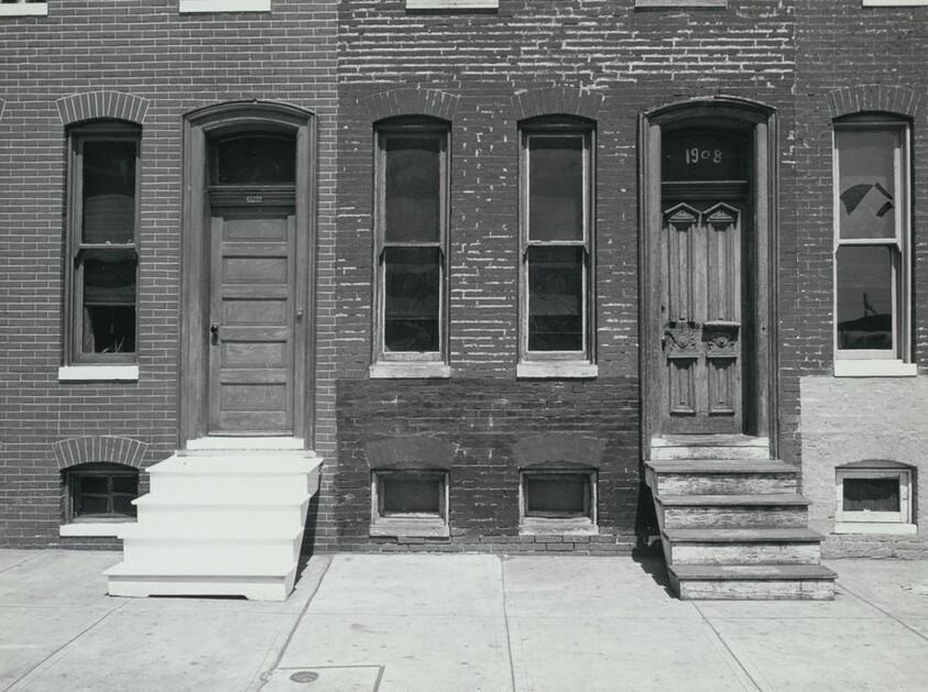 Steps, Painted and Unpainted, Baltimore, Maryland