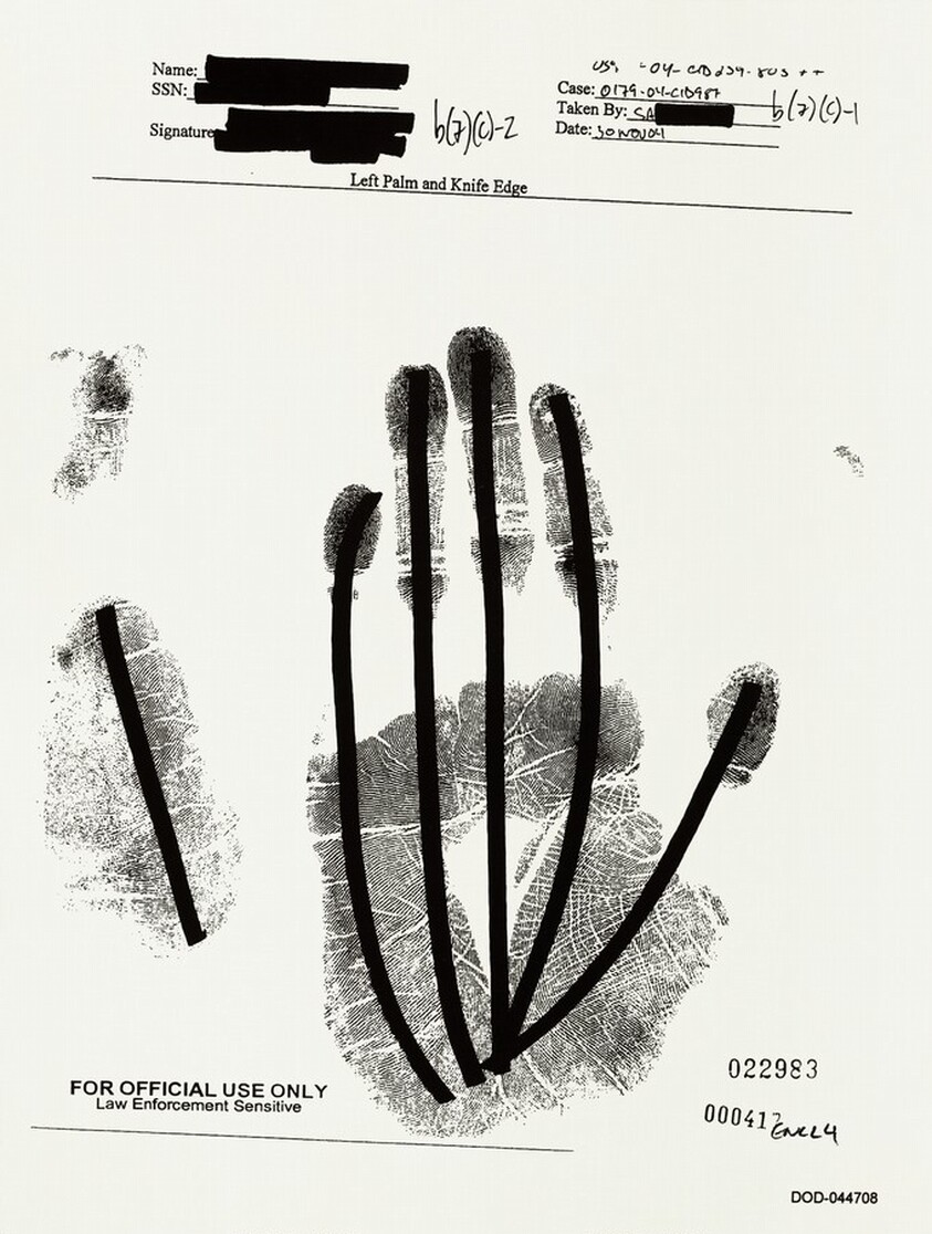 Left Palm and Knife Edge 000417