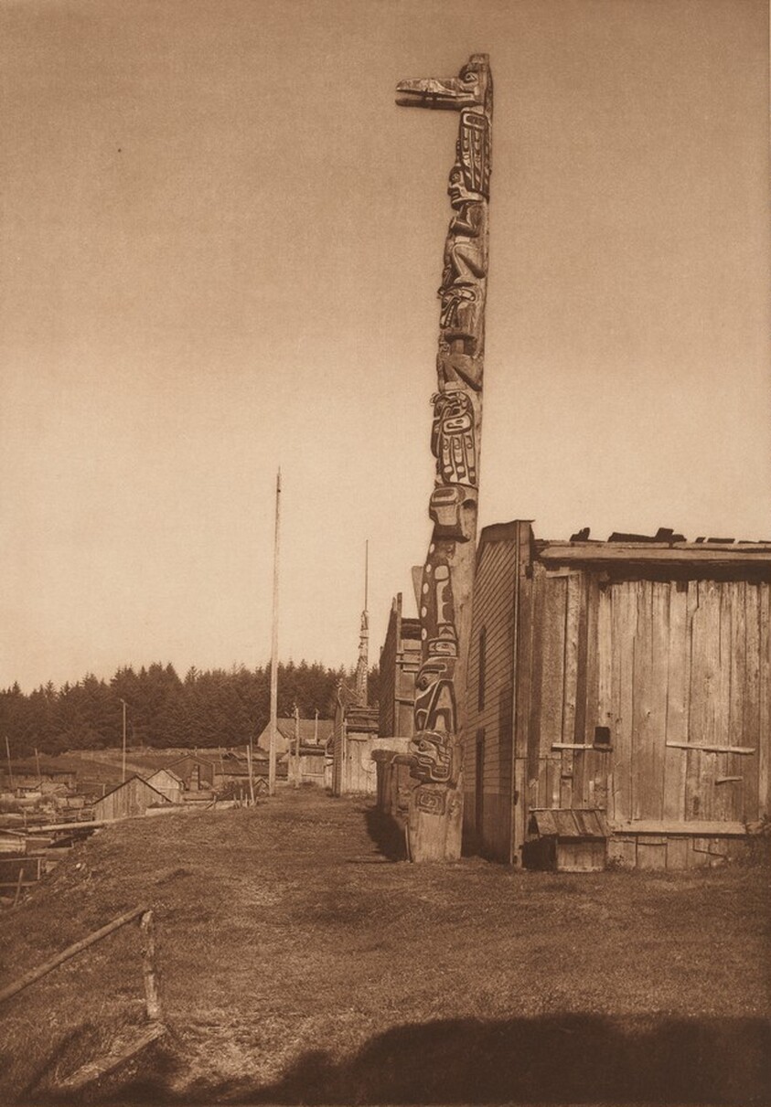 Qágyuhl Village at Fort Rupert [Plate 353]