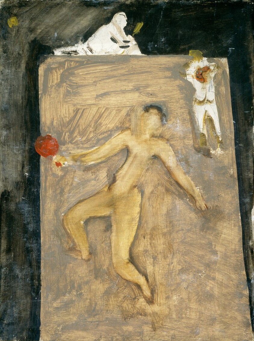Untitled (figure with a racket)
