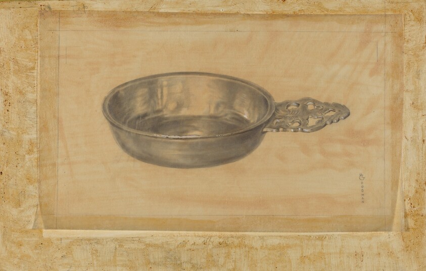 Pewter Porringer