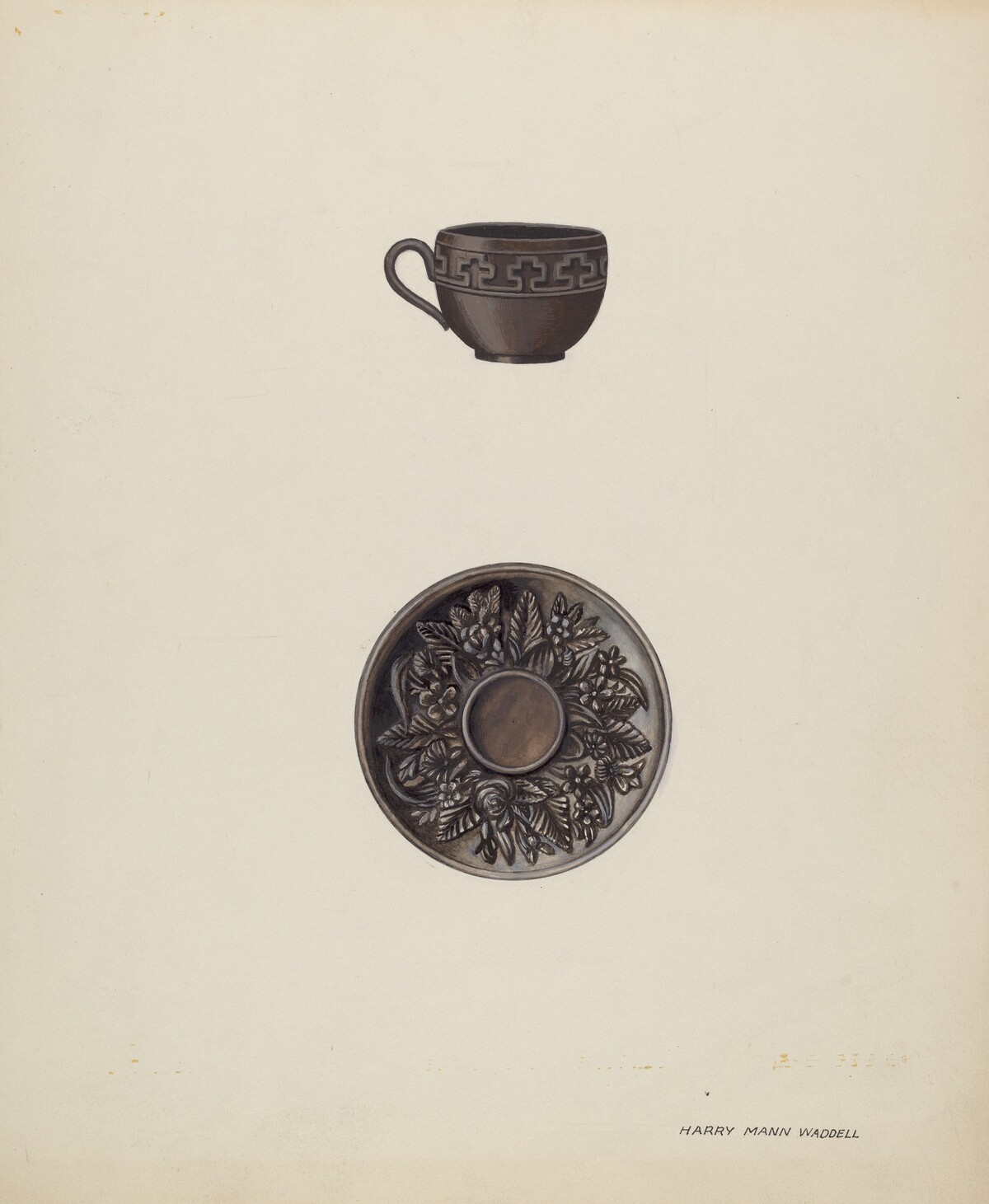 Small Cup and Saucer