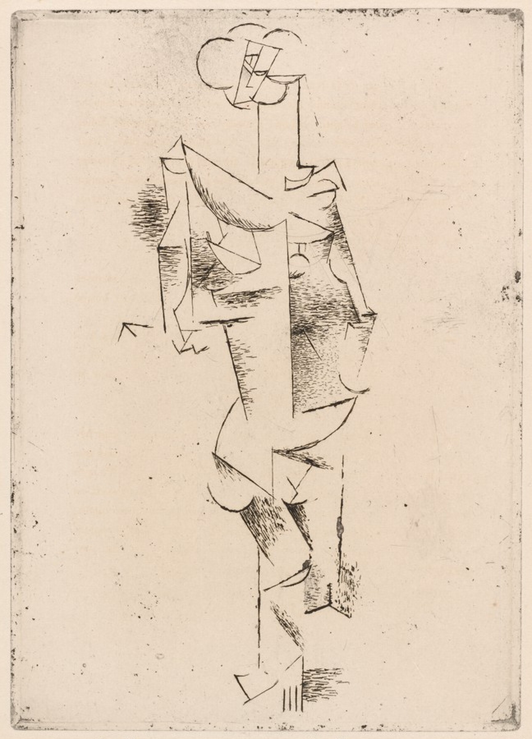 Mademoiselle Léonie, First Plate, Pablo Picasso, 1910