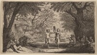 Bacchanal with a Dancing Couple in the Center, Willem Basse