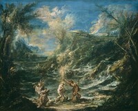 The Baptism of Christ, Alessandro Magnasco, c. 1740