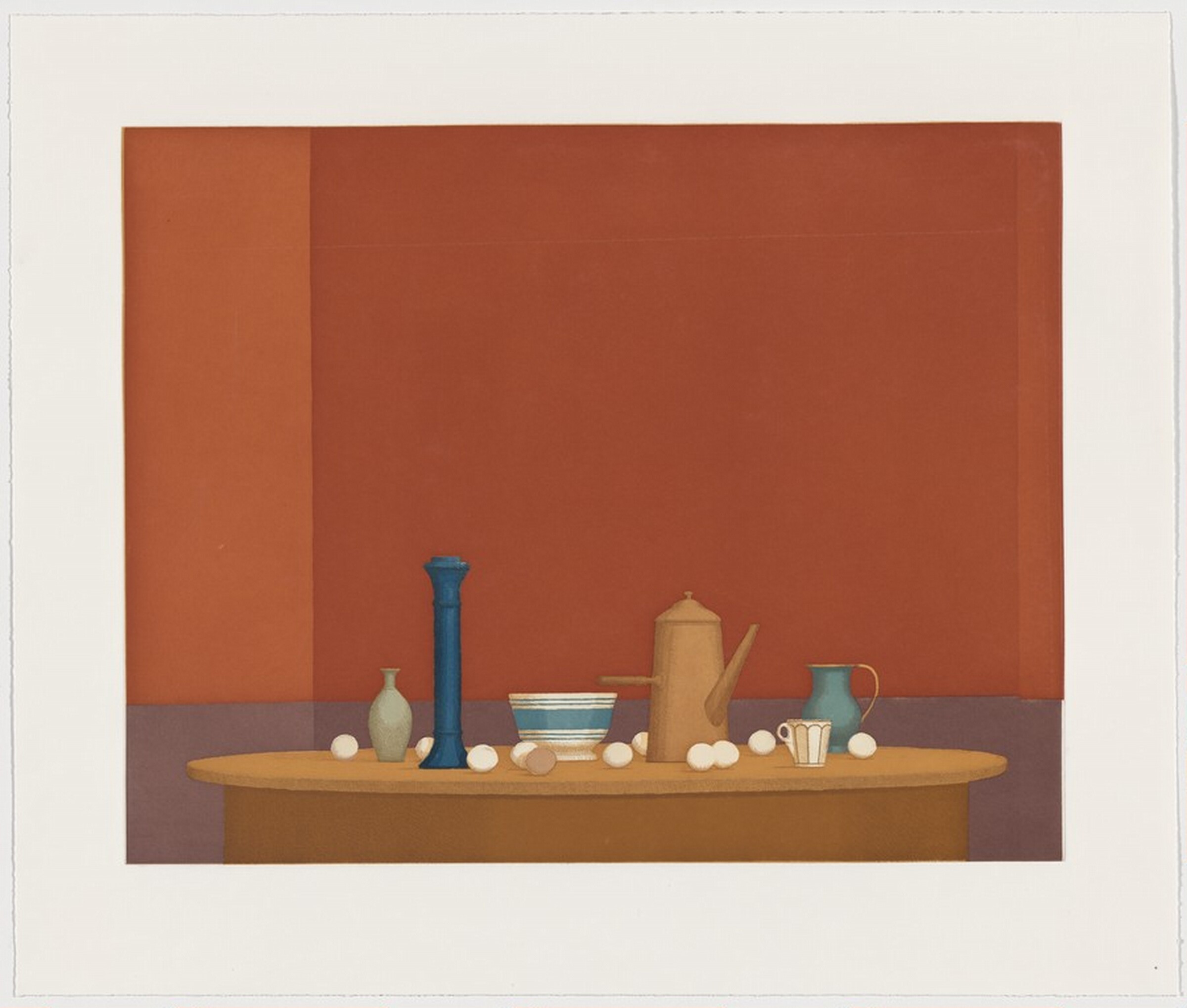 Piazza Rotonda [working proof 17], William Bailey, 1994