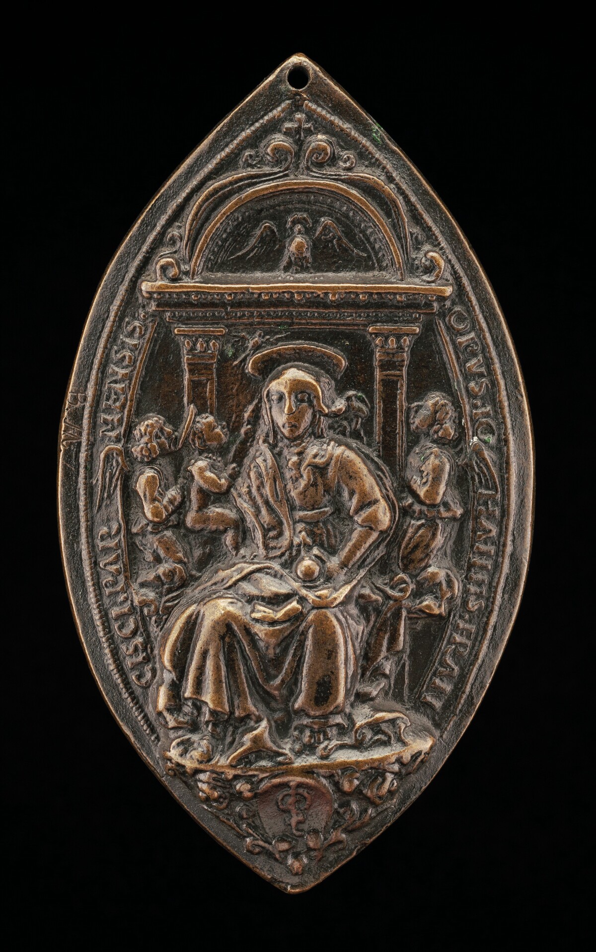 The Virgin and Child with Two Angels