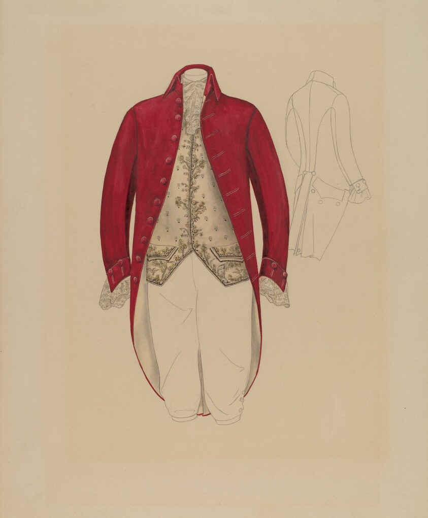 Man's Coat and Waistcoat