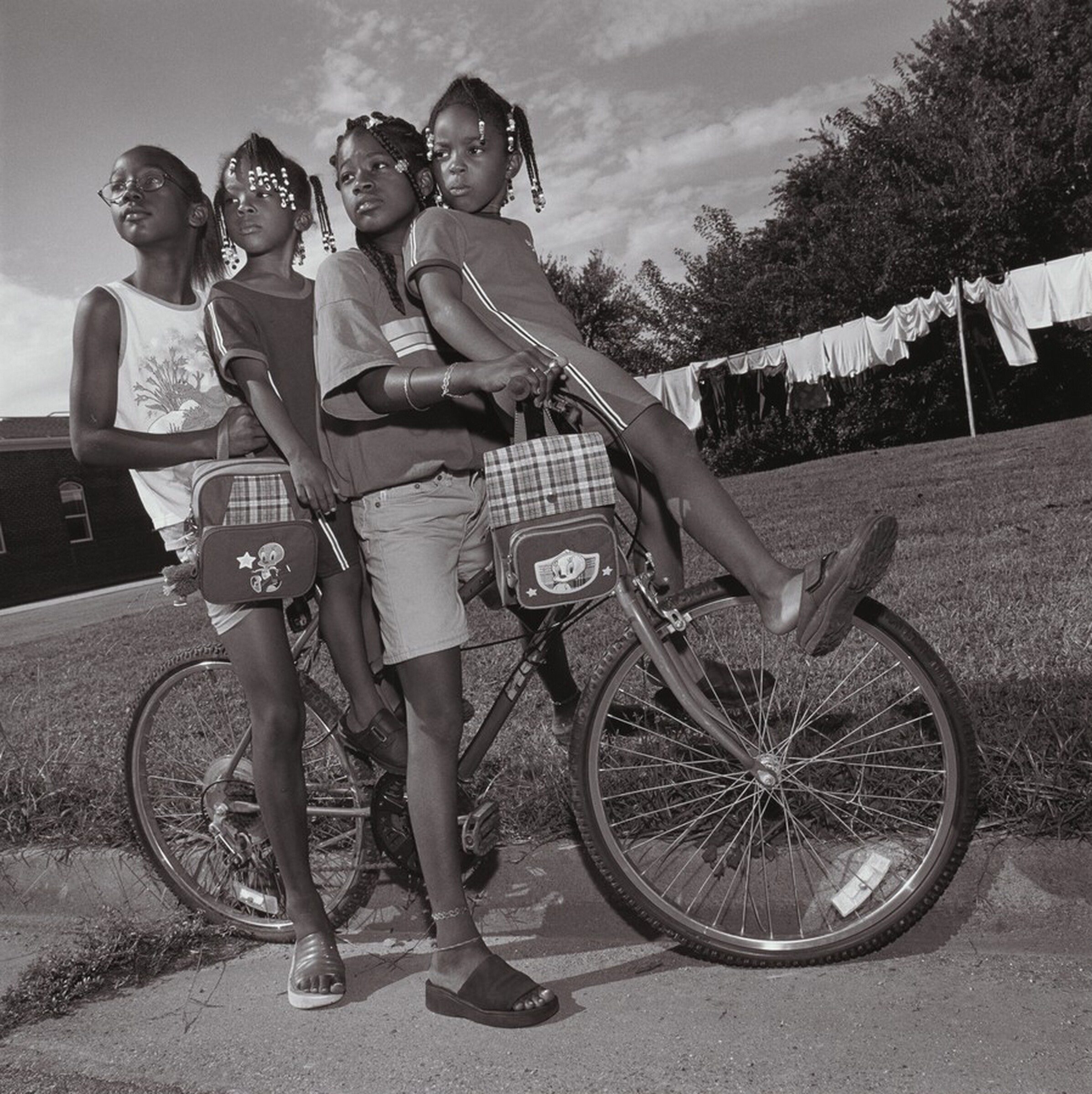 Peaches, Carissa, Kee Kee, and Melissa, Cape Charles, Virginia, Mary Ellen Mark, 1999