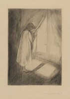 The Girl at the Window (Piken ved vinduet), Edvard Munch, 1894