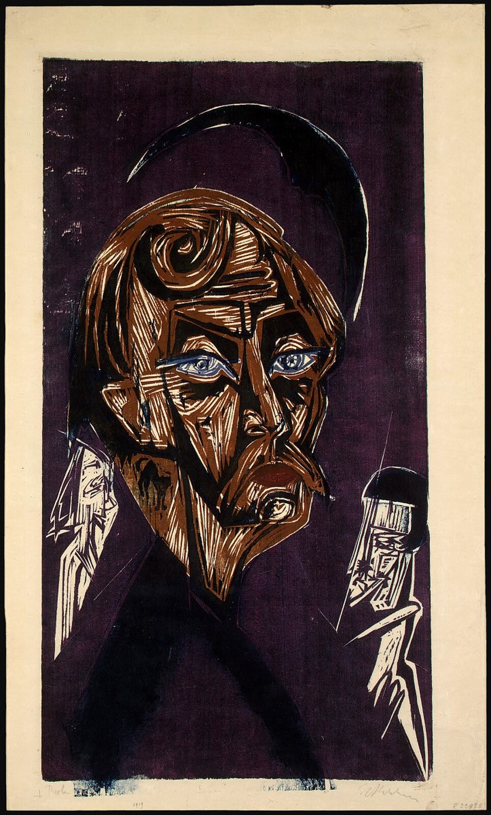 The Blond Painter Stirner, Ernst Ludwig Kirchner, 1919