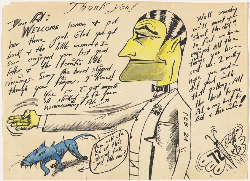 Al Shean c/o Ed Ruscha [letter]