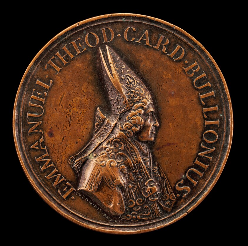 Emmanuel Théodose de La Tour, 1644-1715, Cardinal de Bouillon 1669 [obverse]