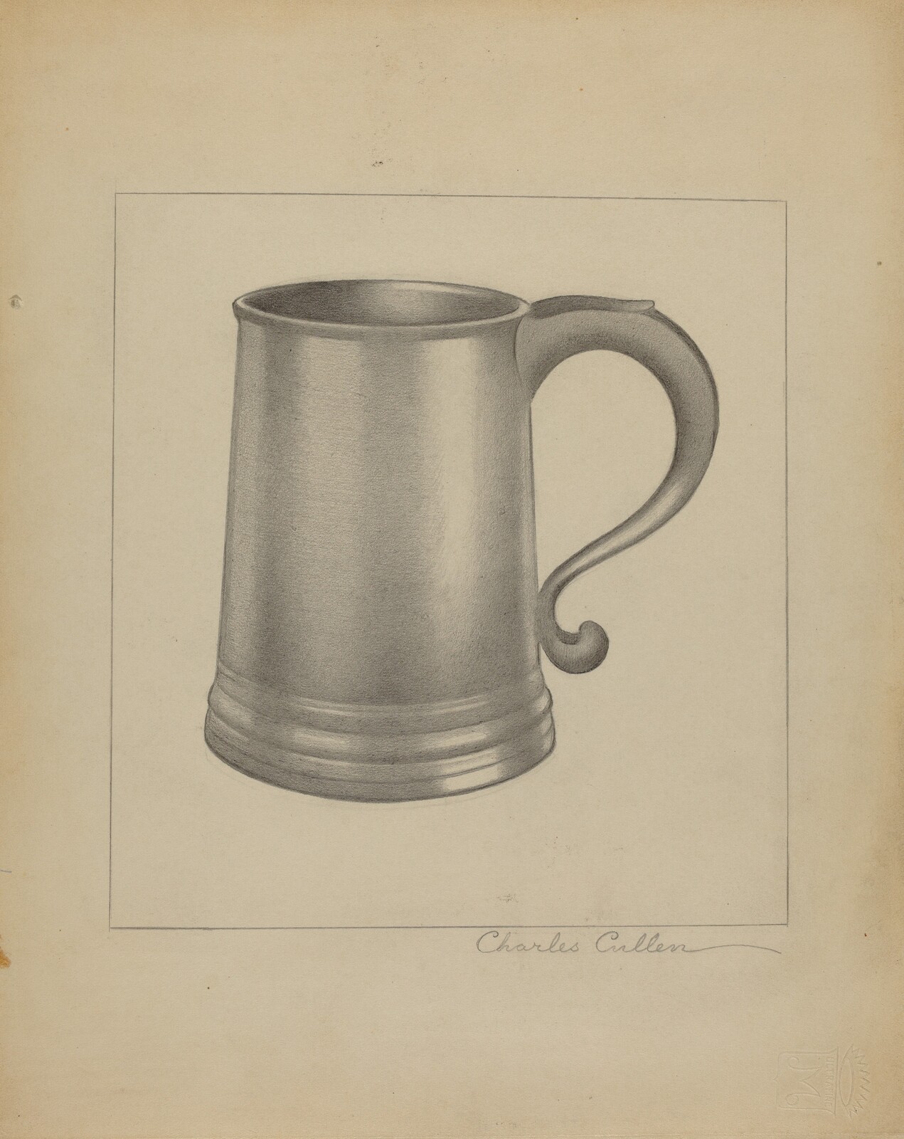 Pewter Mug, Charles Cullen, c. 1936