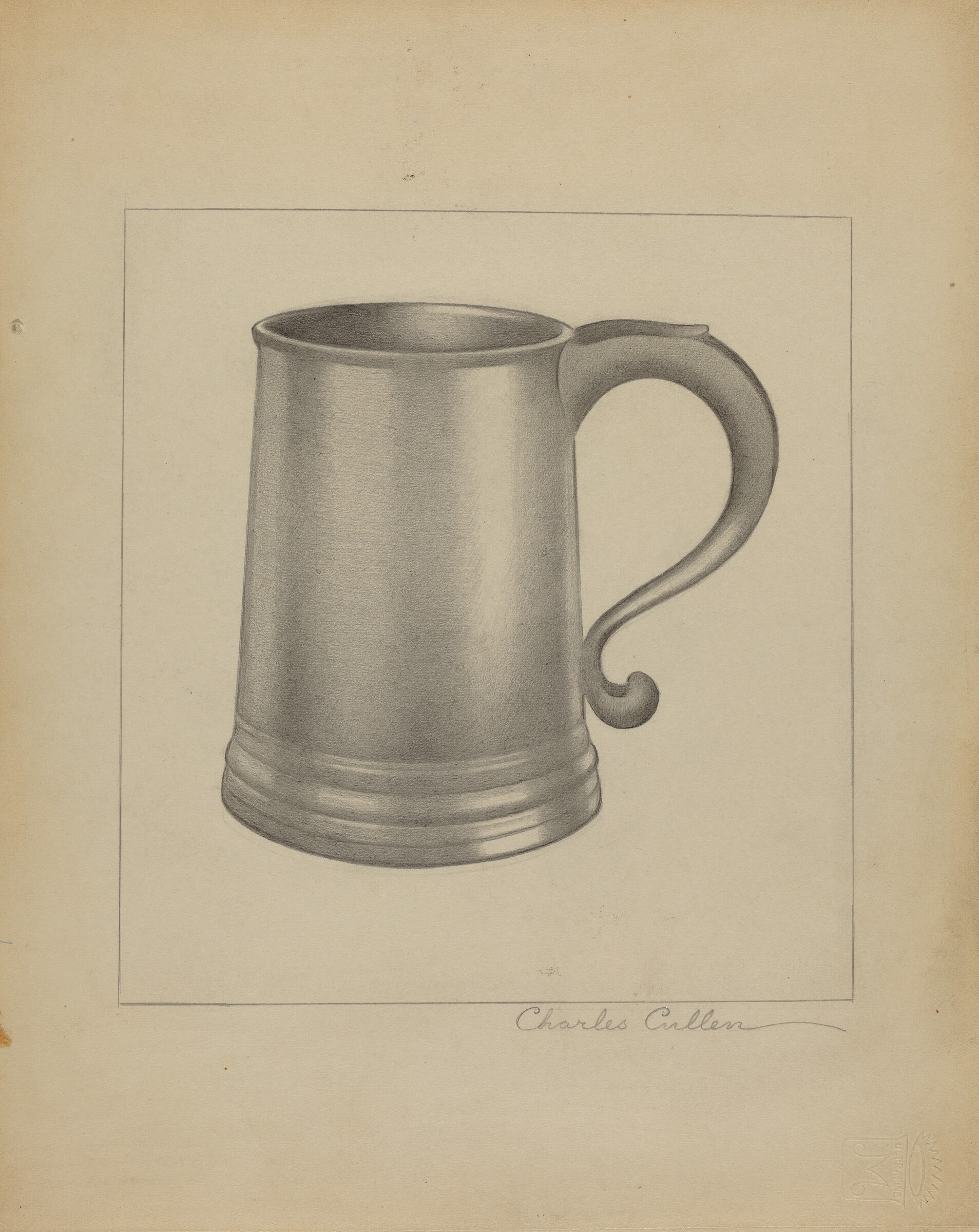 Pewter Mug, Charles Cullen, c. 1936
