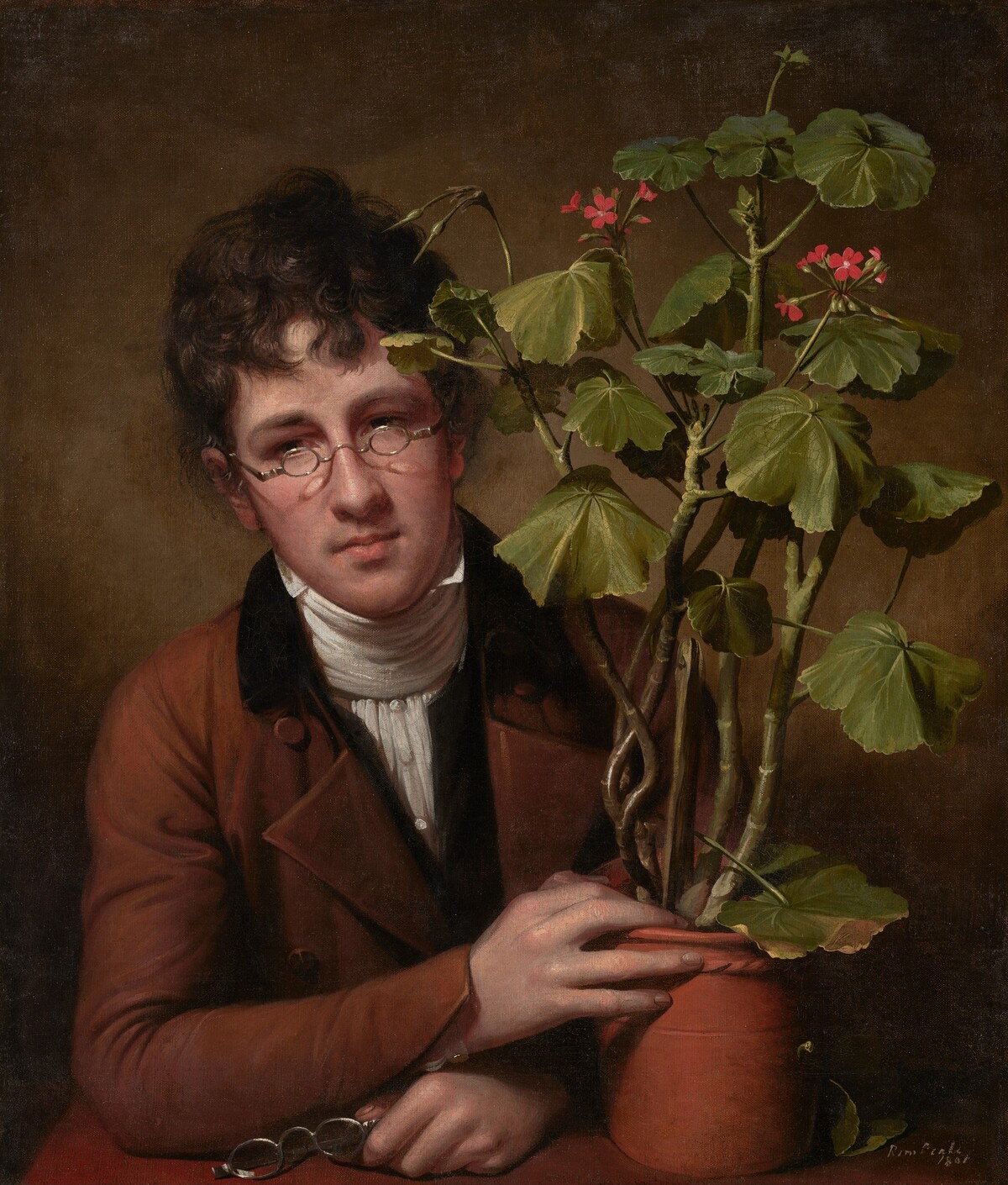 Rubens Peale with a Geranium