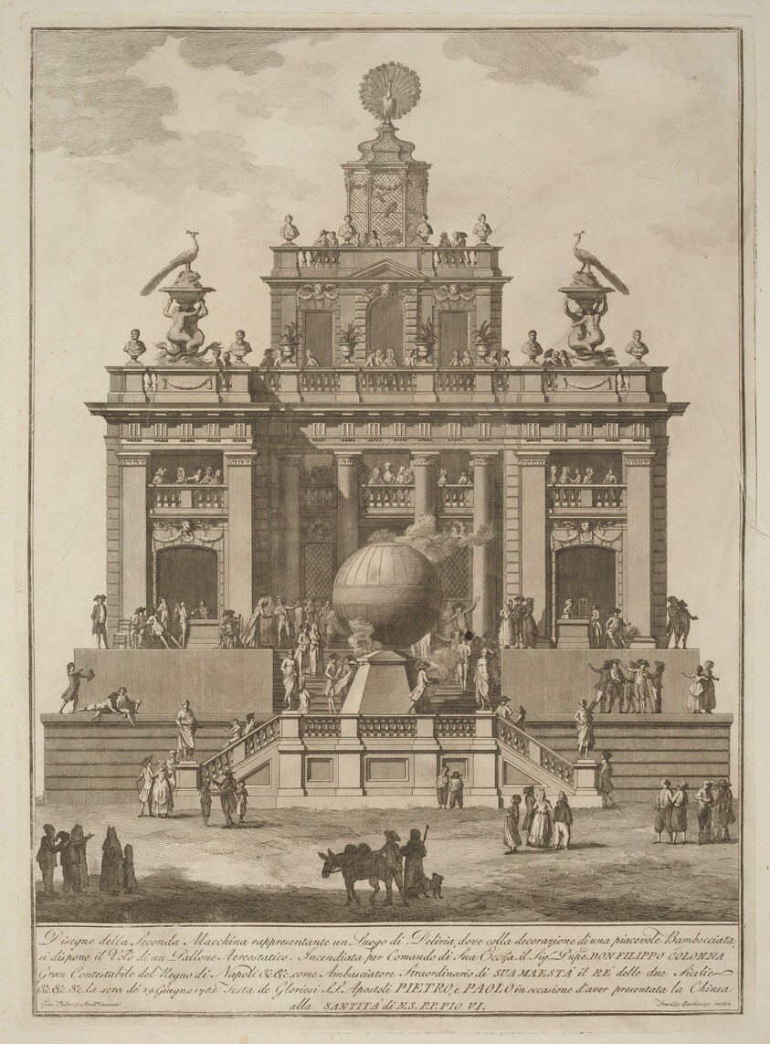 The Seconda Macchina for the Chinea of 1785: A Pleasure Palace with an Air Balloon