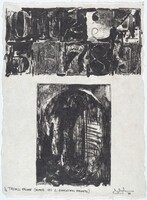 0 from 0-9 (Black) [trial proof], Jasper Johns, 1960