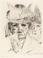 Weeping Woman (Weinende Frau), Max Beckmann, 1914