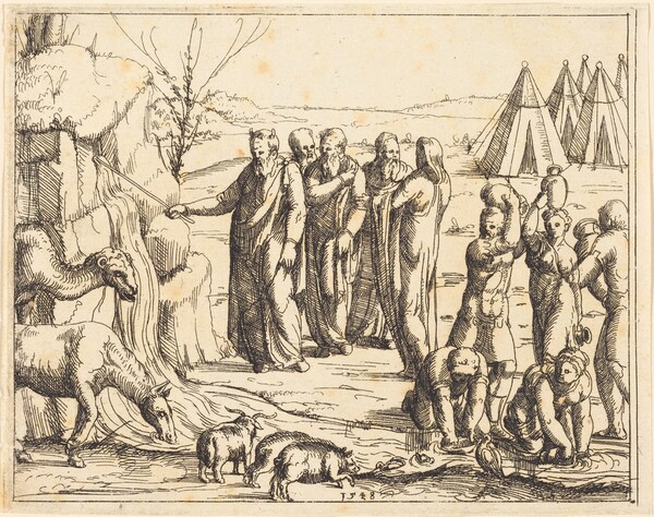 Moses Striking the Rock