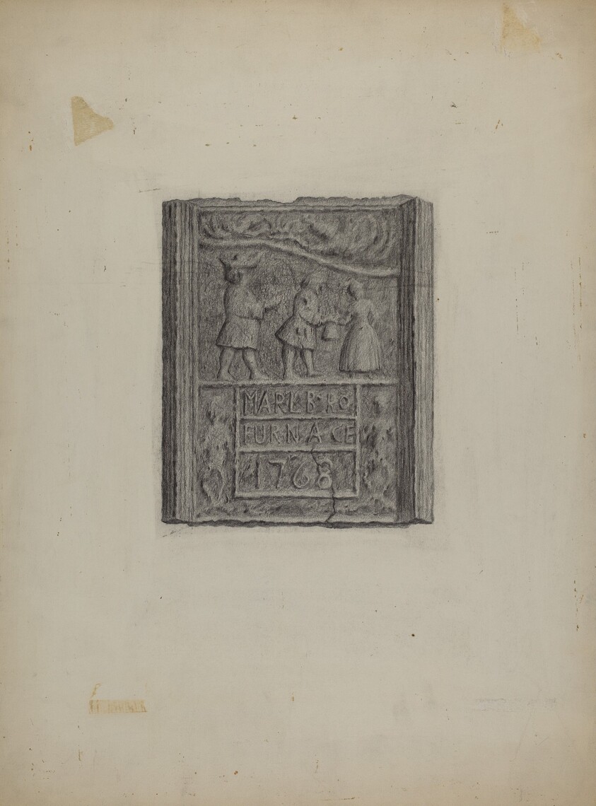 Pa. German Stove Plate