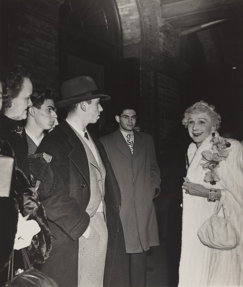 Mrs. George Washington Kavanaugh and Crowd