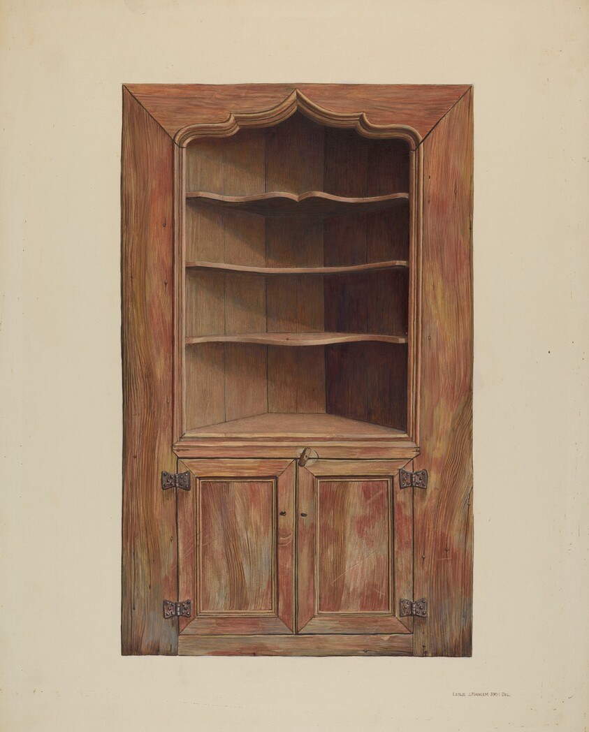 Corner cupboard